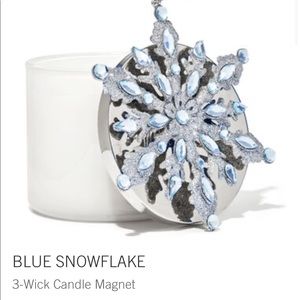 1 Snowflake Candle Magnet Top